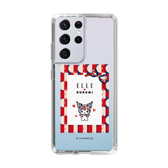 スリムプロテクションケース［ ELLE×マイメロディ＆クロミ - トリコロールカラーグラフィック4 ］