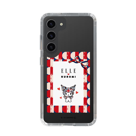 スリムプロテクションケース［ ELLE×マイメロディ＆クロミ - トリコロールカラーグラフィック4 ］