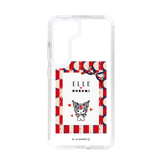 スリムプロテクションケース［ ELLE×マイメロディ＆クロミ - トリコロールカラーグラフィック4 ］