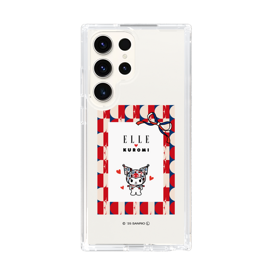 スリムプロテクションケース［ ELLE×マイメロディ＆クロミ - トリコロールカラーグラフィック4 ］
