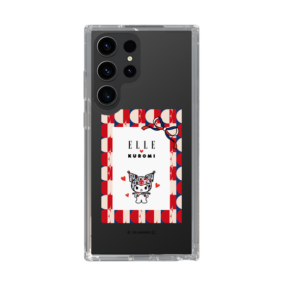 スリムプロテクションケース［ ELLE×マイメロディ＆クロミ - トリコロールカラーグラフィック4 ］