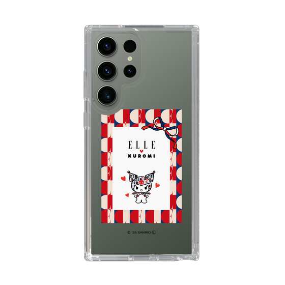 スリムプロテクションケース［ ELLE×マイメロディ＆クロミ - トリコロールカラーグラフィック4 ］