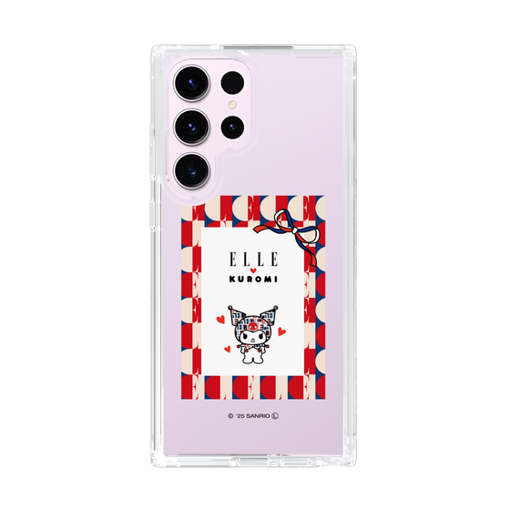 スリムプロテクションケース［ ELLE×マイメロディ＆クロミ - トリコロールカラーグラフィック4 ］