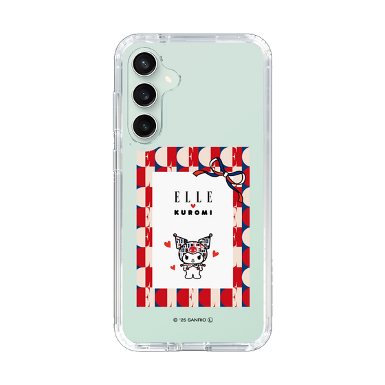 スリムプロテクションケース［ ELLE×マイメロディ＆クロミ - トリコロールカラーグラフィック4 ］