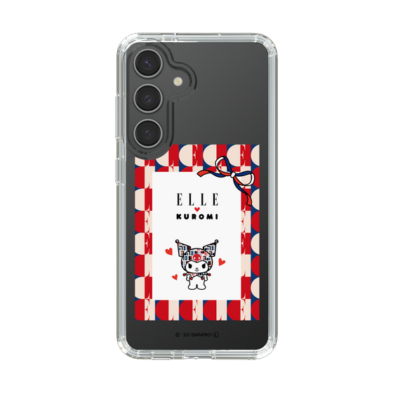スリムプロテクションケース［ ELLE×マイメロディ＆クロミ - トリコロールカラーグラフィック4 ］