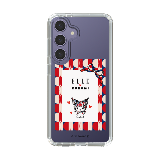 スリムプロテクションケース［ ELLE×マイメロディ＆クロミ - トリコロールカラーグラフィック4 ］