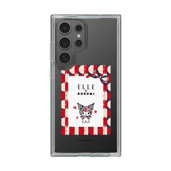 スリムプロテクションケース［ ELLE×マイメロディ＆クロミ - トリコロールカラーグラフィック4 ］