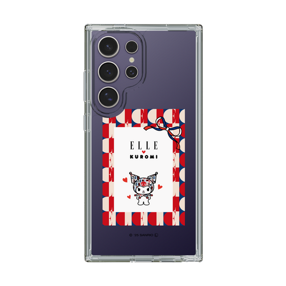 スリムプロテクションケース［ ELLE×マイメロディ＆クロミ - トリコロールカラーグラフィック4 ］