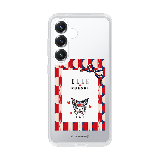 スリムプロテクションケース［ ELLE×マイメロディ＆クロミ - トリコロールカラーグラフィック4 ］