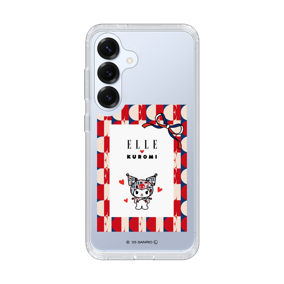 スリムプロテクションケース［ ELLE×マイメロディ＆クロミ - トリコロールカラーグラフィック4 ］