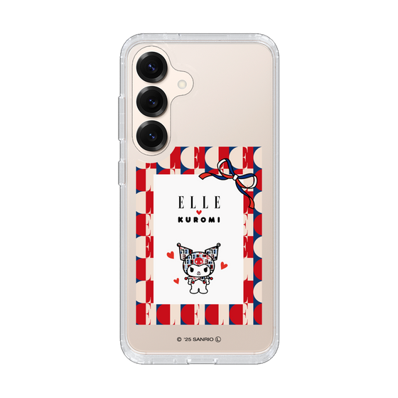スリムプロテクションケース［ ELLE×マイメロディ＆クロミ - トリコロールカラーグラフィック4 ］