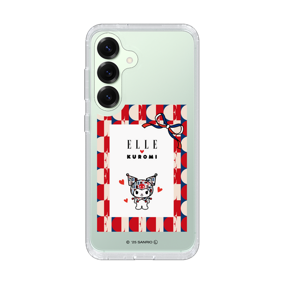 スリムプロテクションケース［ ELLE×マイメロディ＆クロミ - トリコロールカラーグラフィック4 ］