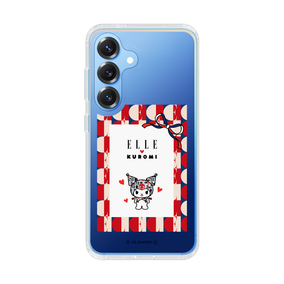 スリムプロテクションケース［ ELLE×マイメロディ＆クロミ - トリコロールカラーグラフィック4 ］