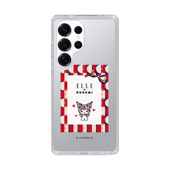 スリムプロテクションケース［ ELLE×マイメロディ＆クロミ - トリコロールカラーグラフィック4 ］