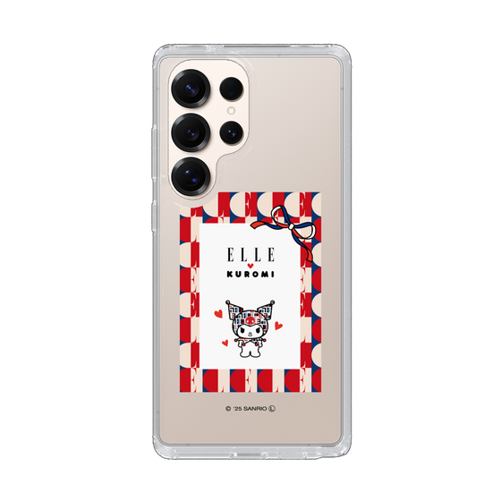 スリムプロテクションケース［ ELLE×マイメロディ＆クロミ - トリコロールカラーグラフィック4 ］