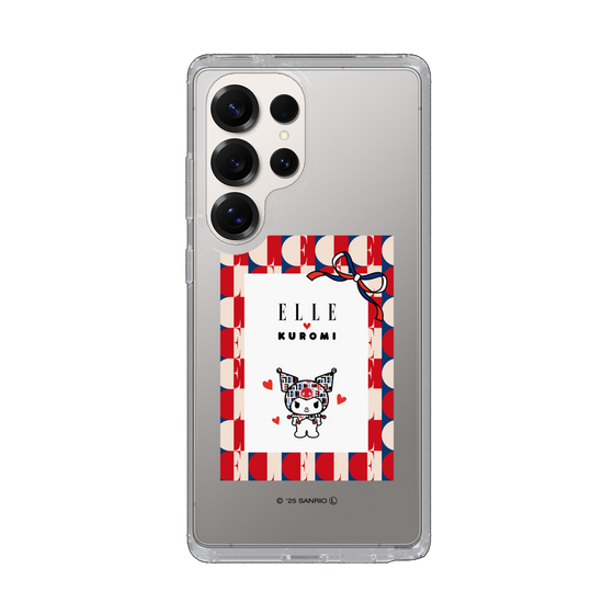 スリムプロテクションケース［ ELLE×マイメロディ＆クロミ - トリコロールカラーグラフィック4 ］