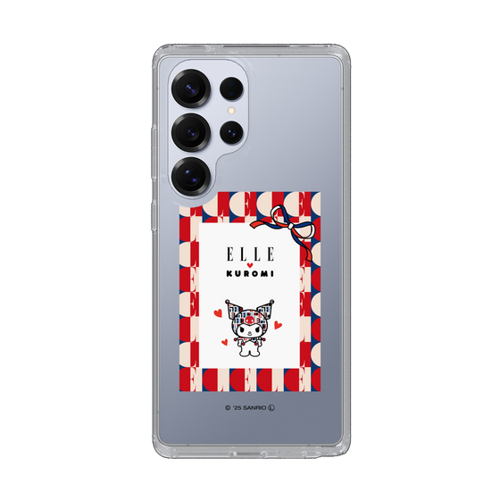 スリムプロテクションケース［ ELLE×マイメロディ＆クロミ - トリコロールカラーグラフィック4 ］