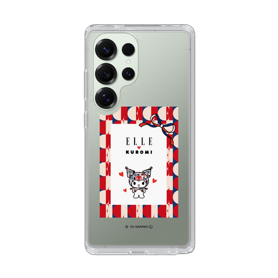 スリムプロテクションケース［ ELLE×マイメロディ＆クロミ - トリコロールカラーグラフィック4 ］