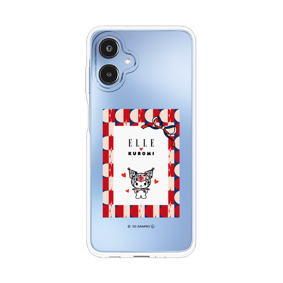 スリムプロテクションケース［ ELLE×マイメロディ＆クロミ - トリコロールカラーグラフィック4 ］