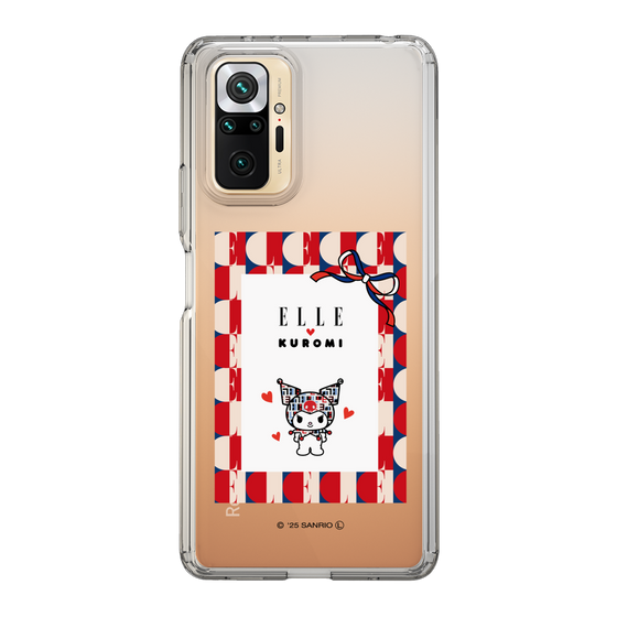 スリムプロテクションケース［ ELLE×マイメロディ＆クロミ - トリコロールカラーグラフィック4 ］