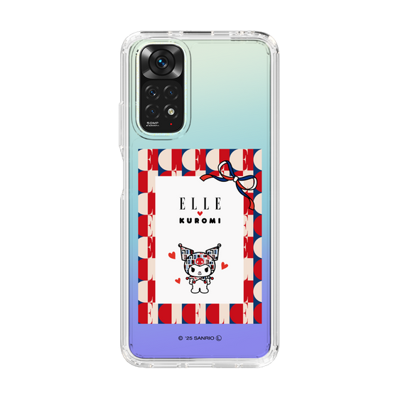 スリムプロテクションケース［ ELLE×マイメロディ＆クロミ - トリコロールカラーグラフィック4 ］