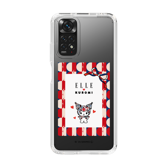 スリムプロテクションケース［ ELLE×マイメロディ＆クロミ - トリコロールカラーグラフィック4 ］