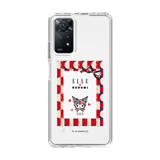 スリムプロテクションケース［ ELLE×マイメロディ＆クロミ - トリコロールカラーグラフィック4 ］
