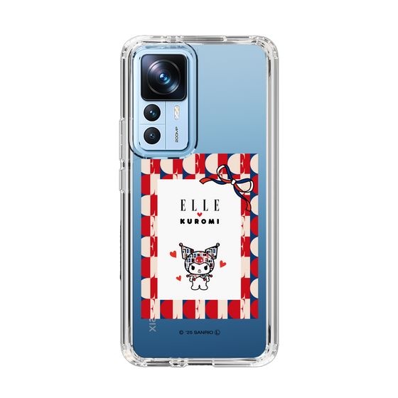 スリムプロテクションケース［ ELLE×マイメロディ＆クロミ - トリコロールカラーグラフィック4 ］