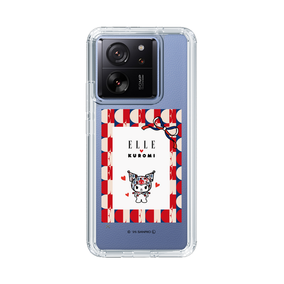 スリムプロテクションケース［ ELLE×マイメロディ＆クロミ - トリコロールカラーグラフィック4 ］