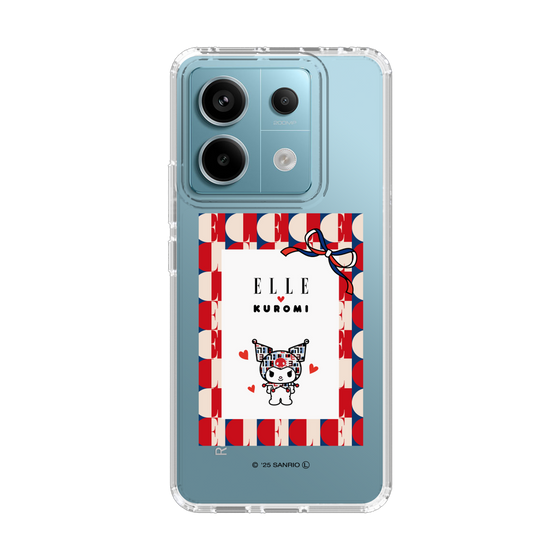 スリムプロテクションケース［ ELLE×マイメロディ＆クロミ - トリコロールカラーグラフィック4 ］