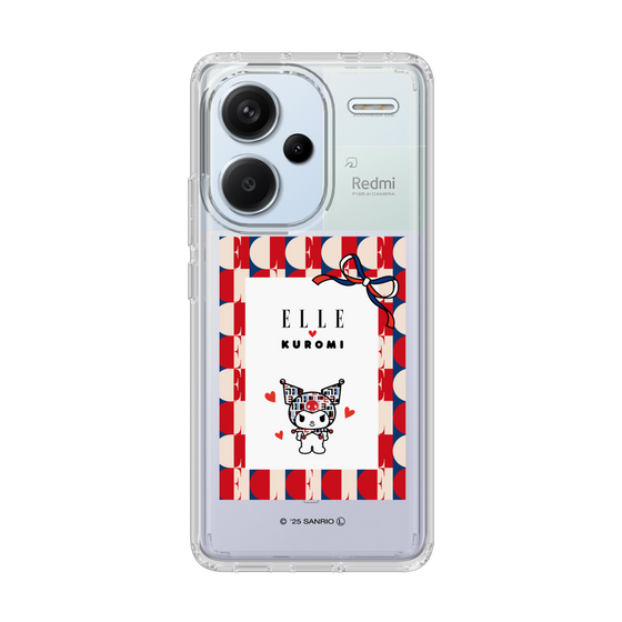 スリムプロテクションケース［ ELLE×マイメロディ＆クロミ - トリコロールカラーグラフィック4 ］