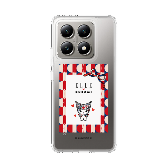スリムプロテクションケース［ ELLE×マイメロディ＆クロミ - トリコロールカラーグラフィック4 ］