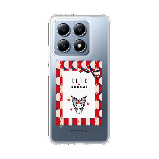 スリムプロテクションケース［ ELLE×マイメロディ＆クロミ - トリコロールカラーグラフィック4 ］