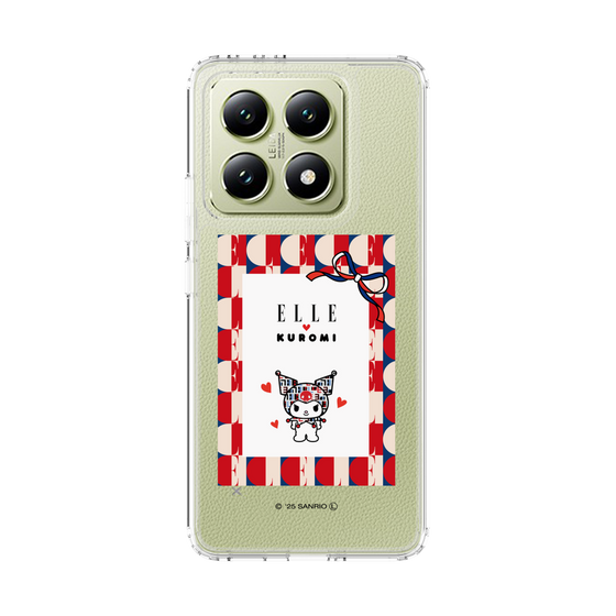 スリムプロテクションケース［ ELLE×マイメロディ＆クロミ - トリコロールカラーグラフィック4 ］