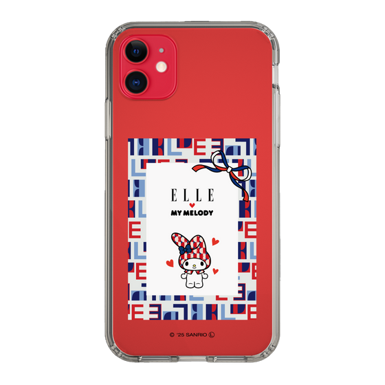 スリムプロテクションケース［ ELLE×マイメロディ＆クロミ - トリコロールカラーグラフィック5 ］