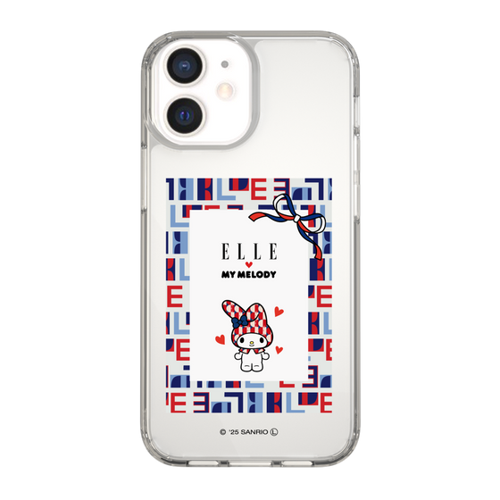 スリムプロテクションケース［ ELLE×マイメロディ＆クロミ - トリコロールカラーグラフィック5 ］