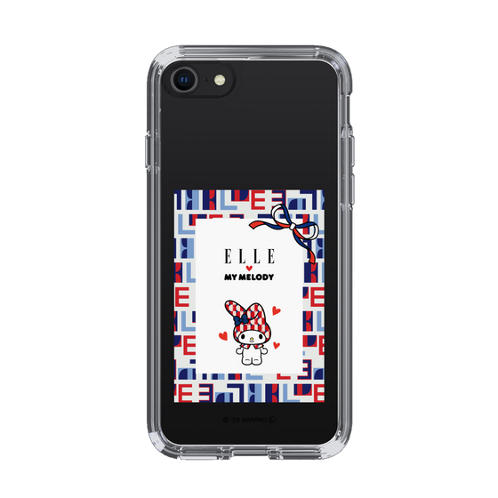 スリムプロテクションケース［ ELLE×マイメロディ＆クロミ - トリコロールカラーグラフィック5 ］