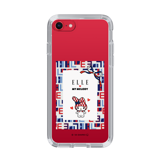 スリムプロテクションケース［ ELLE×マイメロディ＆クロミ - トリコロールカラーグラフィック5 ］