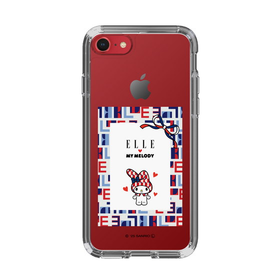 スリムプロテクションケース［ ELLE×マイメロディ＆クロミ - トリコロールカラーグラフィック5 ］