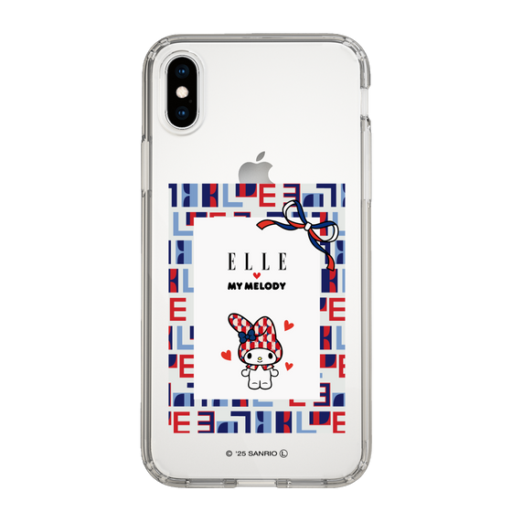 スリムプロテクションケース［ ELLE×マイメロディ＆クロミ - トリコロールカラーグラフィック5 ］