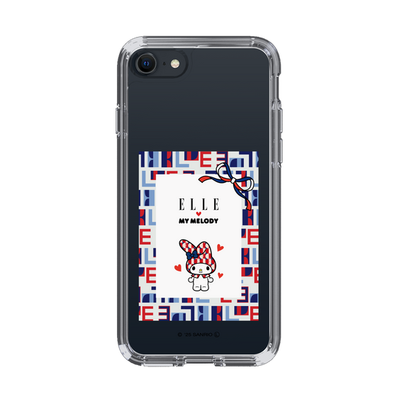 スリムプロテクションケース［ ELLE×マイメロディ＆クロミ - トリコロールカラーグラフィック5 ］