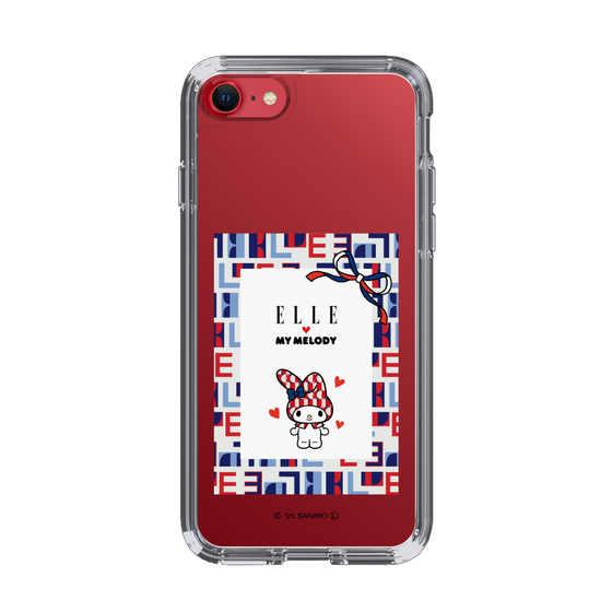 スリムプロテクションケース［ ELLE×マイメロディ＆クロミ - トリコロールカラーグラフィック5 ］