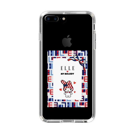 スリムプロテクションケース［ ELLE×マイメロディ＆クロミ - トリコロールカラーグラフィック5 ］
