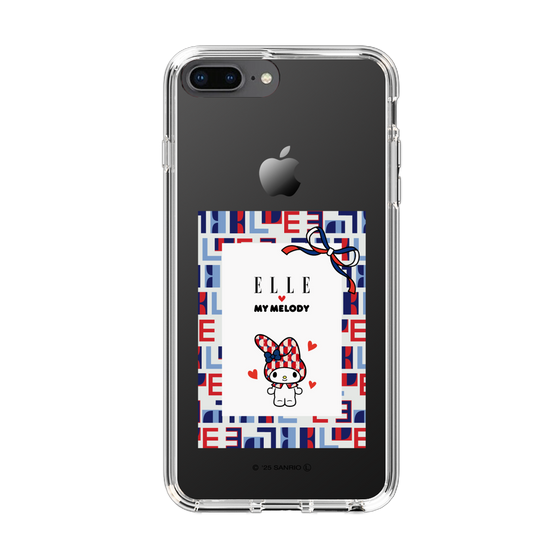 スリムプロテクションケース［ ELLE×マイメロディ＆クロミ - トリコロールカラーグラフィック5 ］