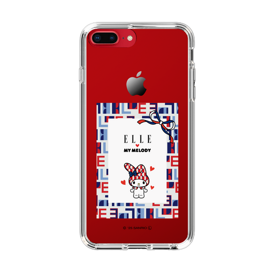スリムプロテクションケース［ ELLE×マイメロディ＆クロミ - トリコロールカラーグラフィック5 ］