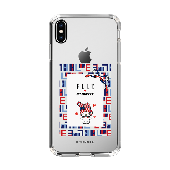 スリムプロテクションケース［ ELLE×マイメロディ＆クロミ - トリコロールカラーグラフィック5 ］