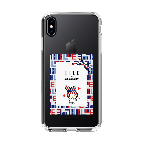 スリムプロテクションケース［ ELLE×マイメロディ＆クロミ - トリコロールカラーグラフィック5 ］