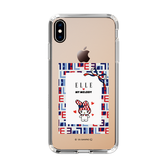 スリムプロテクションケース［ ELLE×マイメロディ＆クロミ - トリコロールカラーグラフィック5 ］