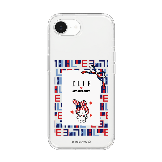 スリムプロテクションケース［ ELLE×マイメロディ＆クロミ - トリコロールカラーグラフィック5 ］