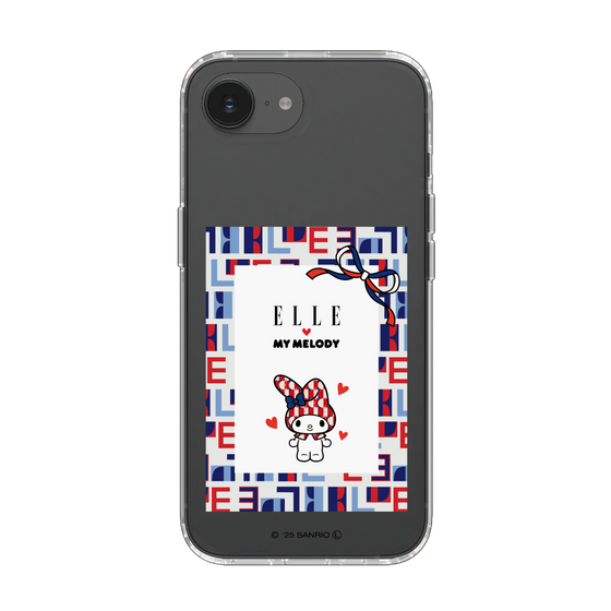 スリムプロテクションケース［ ELLE×マイメロディ＆クロミ - トリコロールカラーグラフィック5 ］